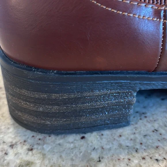 Eastland Jasmine Faux Leather Chelsea Boots with Fur Lining Size 11 - Picture 4 of 8